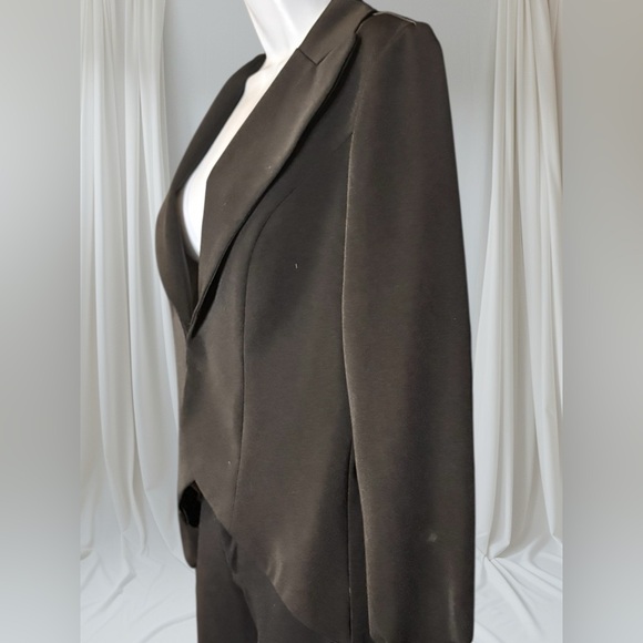 Charlotte Russe Y2K Retro Vintage Black Fully Lined Blazer Size Medium - Picture 3 of 14
